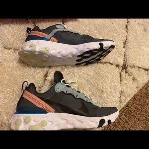 Nike React ELEMENT 55 ocean cube shoe
